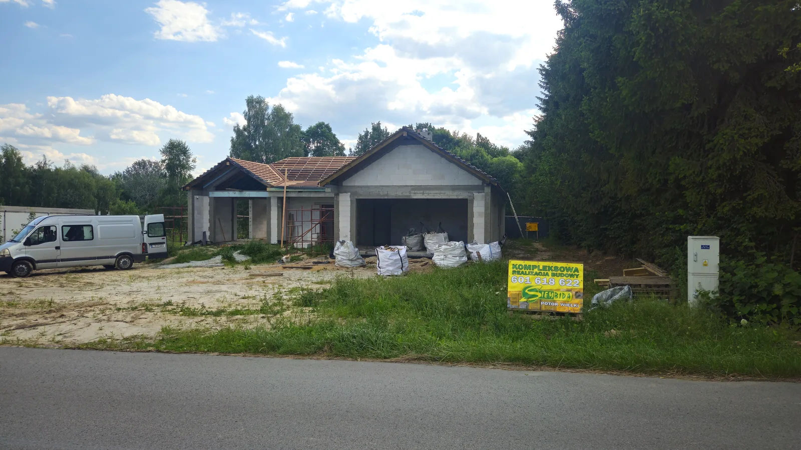 Budynek mieszkalny na inwestycji w Nowej Osadzie