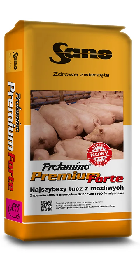 Worek koncentratu białkowego Sano Protamino Premium Forte dla tuczników