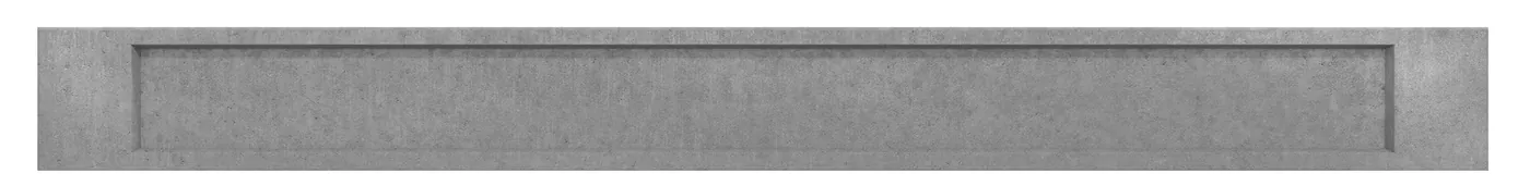Rysunek formatów i wymiarów elementów Styrobud Podmurówki betonowe