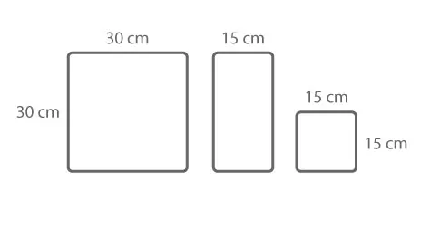 Rysunek formatów i wymiarów elementów Styrobud Veno