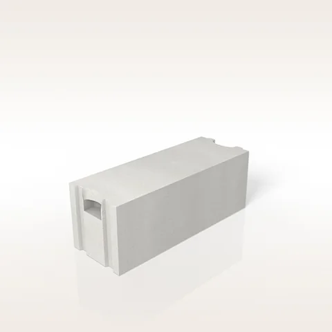Bloczek z betonu komórkowego Ytong Acura z profilowaniem pióro-wpust i uchwytami